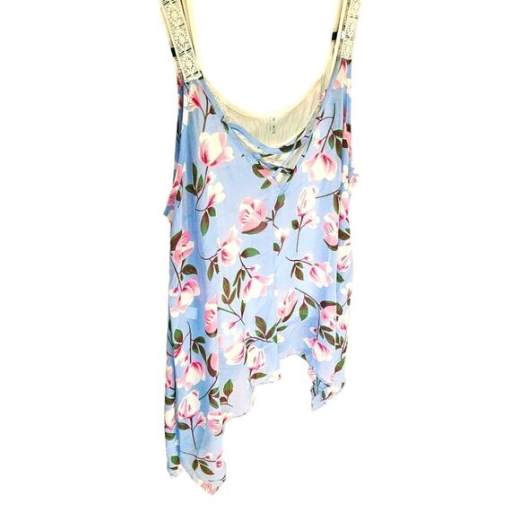 ROSE GAL Plus Size 3Piece Tank Tops Floral White Lace short Set. SIZE 22 - Picture 10 of 16